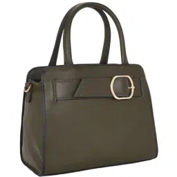 Forever Glam by Pantaloons Olive Solid Medium Handbag-image-46