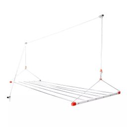 Bathla Single Pulley Ceiling Cloth Dryer For Balcony 182.88 cm (6 Ft) 6 Pipes Silver-picture-10