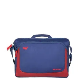Wildcraft Courier 2 Blue Solid Medium Laptop Messenger Bag-image-75