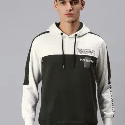 SHOWOFFFF White Cotton Slim Fit Printed Sweatshirt-image-59