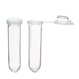 Eduscope Micro Centrifuge Tube Polypropylene Made with Hinged Lid 1.5 ml Conical Bottom Graduated , ‎MICROFUGET (Pack of 100 Pcs)-1