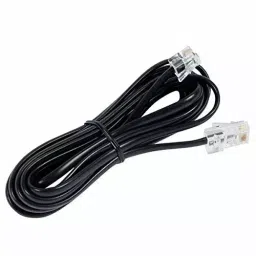 Genric RJ11 Connector Cable 2 m Both Side Plug for Modem, Landline Phone, AFTLC2MX25 (Pack of 25 Pcs)-37