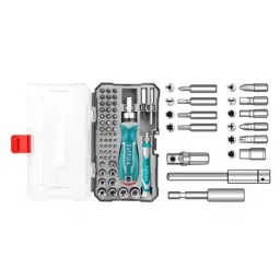 Total Tacsd30556 Screwdriverbit Set Precision Pack of 55-48