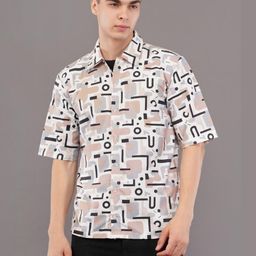 Adore Wear Printed Drop-Shoulder Sleeves Relaxed Fit Casual Shirt-image-55