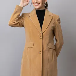 YHA Single-Breasted Full Sleeves Winter Overcoat-38