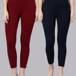 TWIN BIRDS Women Pack Of 2 High Ankle Leggings-image-80
