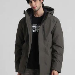 Jack & Jones Rosin Regular Fit Hooded Jacket-14