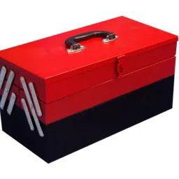 Pahal International 5 Tray Tool Box with Plastic Handle 18x8x8.5 Inch-15