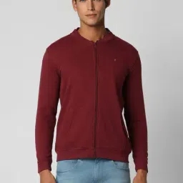 Van Heusen Sport Maroon Regular Fit Sweatshirt-image-37