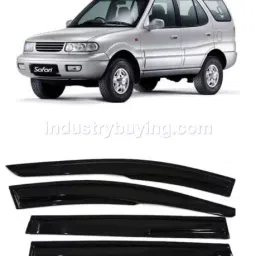 Prior Tata Safari Medium Door Visor 4 Pcs/Set-image-11