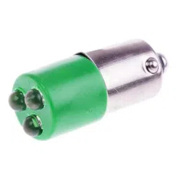 RS PRO Green Panel Mount Indicator 230V AC, Mounting Hole Size 25 x 10 mm, Termination Type , Model No 205820-15