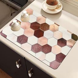 IVAZA Unisex Rose Gold Floor Mats & Dhurries-image-67