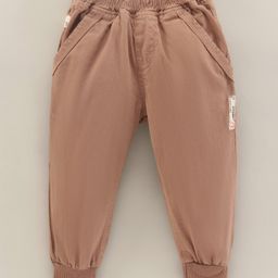 Little Kangaroos Full Length Trouser Solid Color - Brown-image-47