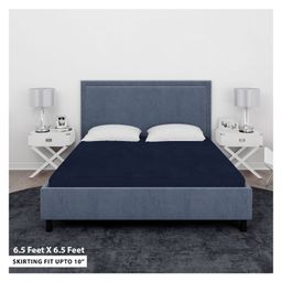 Sassoon Laika King Size Waterproof Mattress Protector - Blue-image-1