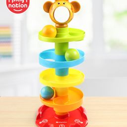 Play Nation Roll Ball Giraffe  Shaped Set - Multicolour-12