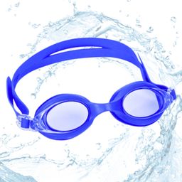 KARBD Swimming Goggles Kids Size with Anti Fog UV Protection Glasses - Kiddos, Dark Blue Solid-9