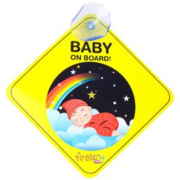 Babyhug Baby On Board Sign - Yellow-image-53