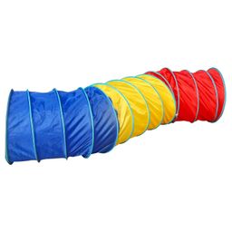 Homecute Foldable Kid's play Tunnel for Boys & Girls,Zig-Zag Tunnel Multi-17