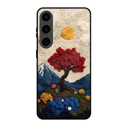 QRIOH FiberMuse Glass Printed Samsung Galaxy S24 5G Back Case Mobile Accessories-picture-1