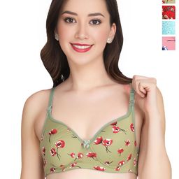 Liigne Floral Bra Full Coverage Lightly Padded-image-91