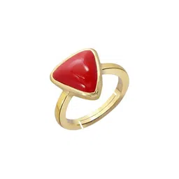 GenZcomplex Gold-Plated Brass Finger Ring-image-50