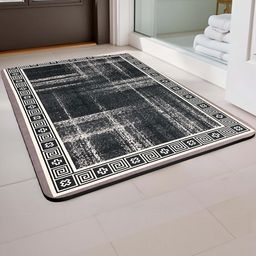 IVAZA Black 650 GSM Silicone Bath Rugs-image-94