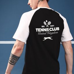 Slazenger Typography Printed Extended Sleeves T-shirt-image-40