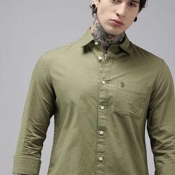 U.S. Polo Assn. Denim Co. Pure Cotton Casual Shirt-picture-48