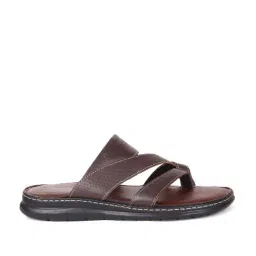 Bata Men's Brown Toe Ring Sandals-picture-9