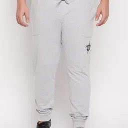 Bigbanana Grey Cotton Regular Fit Joggers-image-83