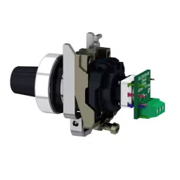 Schneider Electric 100 kΩ Panel Mount Knurled Shaft Rotary Potentiometer, XB4BD912R100K-11