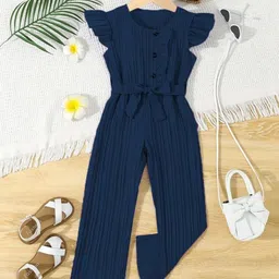 BAESD Girls Basic Jumpsuit-image-1