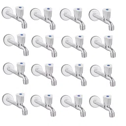 FLO Long Body Tap Stainless Steel Chrome Finish Silver, Fst_Acura_LB_16 (Pack of 16)-36