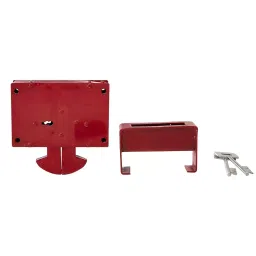 Harrison 4 Lever Iron Center Shutter Lock Set 170x100x37 mm with 2 Keys, CSL-0190-PK01-0