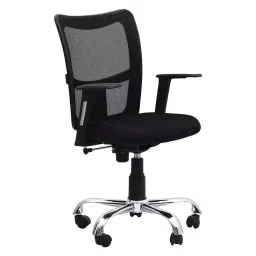 Ergonomica Black Mesh Linen Office Executive Chair-28