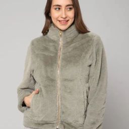 Cantabil Green Casual Jacket-image-3
