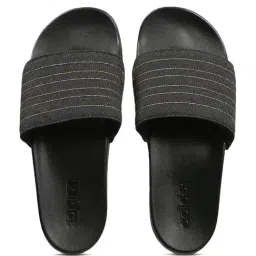 Adidas Men's ADILETTE COMFORT Black Slides-image-85