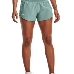 UNDER ARMOUR Green Mid Rise Sports Shorts-picture-38