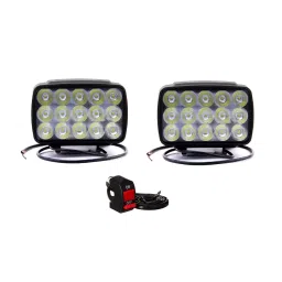A4S 15 LED Headlight for Bikes and Cars -White (Pack of 2)-45