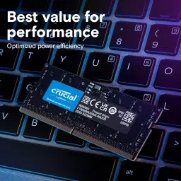 Crucial By Micron SODIMM RAM 48 GB DDR5 5600 MHz for Laptop & Desktop, CT48G56C46S5 image 5