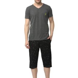 Vimal Jonney Multi Cotton Regular Fit Printed Nightwear Set-image-16