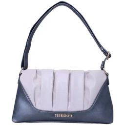 THE HOLISTIK Ishante Grey Textured Medium Sling Handbag-12