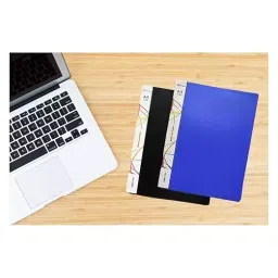 Classik Plastic Punchless File Folder A4 Size Clip Style Multicolor, 305V (Pack of 4) image 5