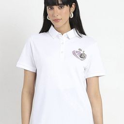 Madame Women Graphic Printed Shirt Style Top-image-13