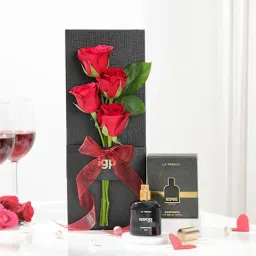 Red Roses And Bespoke Bliss Gift Combo-image-27