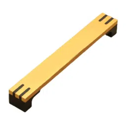 DECORE 134 450 mm Aluminium Black and Gold Finish Door Pull Handle-image-68