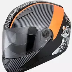 Studds Black Xtra Large (600 mm) Full Face Helmet, Shifter D4 Decor-image-56