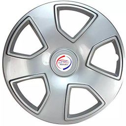 Auto Pearl ScS02_R17 inch (432 mm) Press Type Wheel Hubcap with Retention Ring Glossy Silver Wheel Cover for MAHINDRA Scorpio S10 4WD17 cm-picture-8