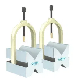ULTRA 50x40x40 mm Hardened & Ground V Blocks With Clamp, UL 10501 (Pack of 2)-image-29