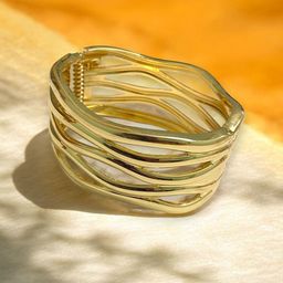 AARTISAI Gold-Plated Cuff Bracelet-image-11